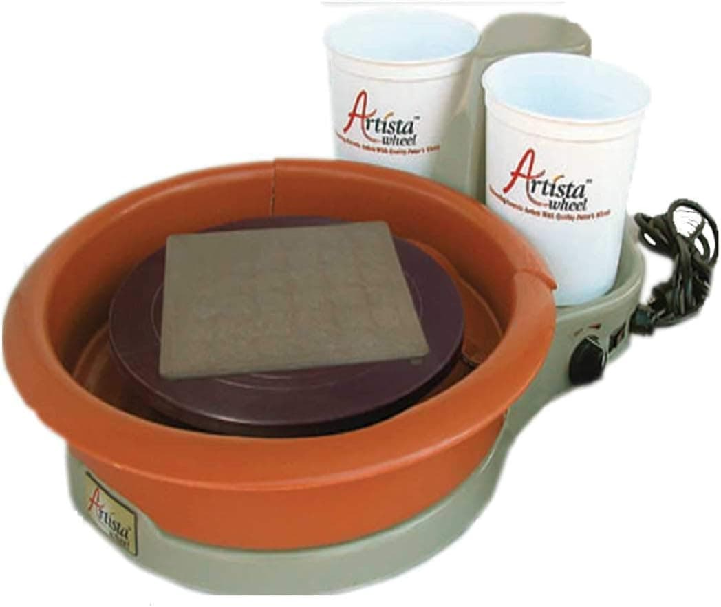 Speedball Artista Potter's Wheel, 1/3 HP Motor, 11-Inch Wheel Head, 25 lbs Capacity for Pottery & Ceramics