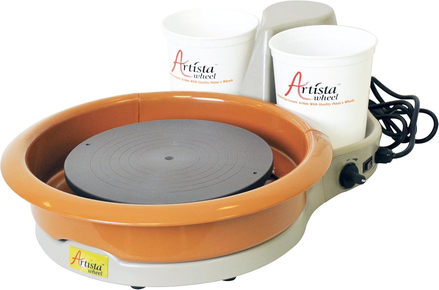 Speedball Portable Artista Table Top Left-Handed Pottery Wheel, 11 inch Wheel Head, 25 lb. Centering Capacity (ARTISTAL)