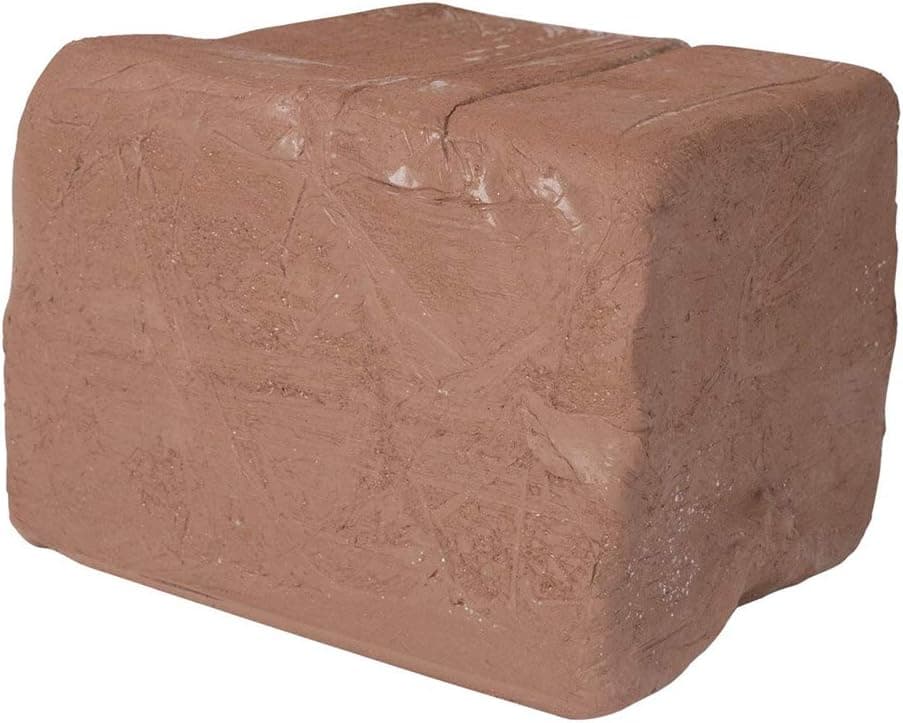 AMACO Low Fire Terra Cotta 77 Earthenware Clay - Moist - 50 Lbs.