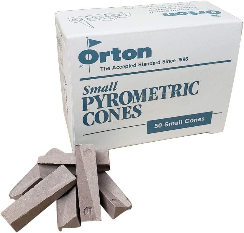 Orton Pyrometric Cones For Monitoring Ceramic Kiln Firings - Cone 06 (1 Pkg/50)