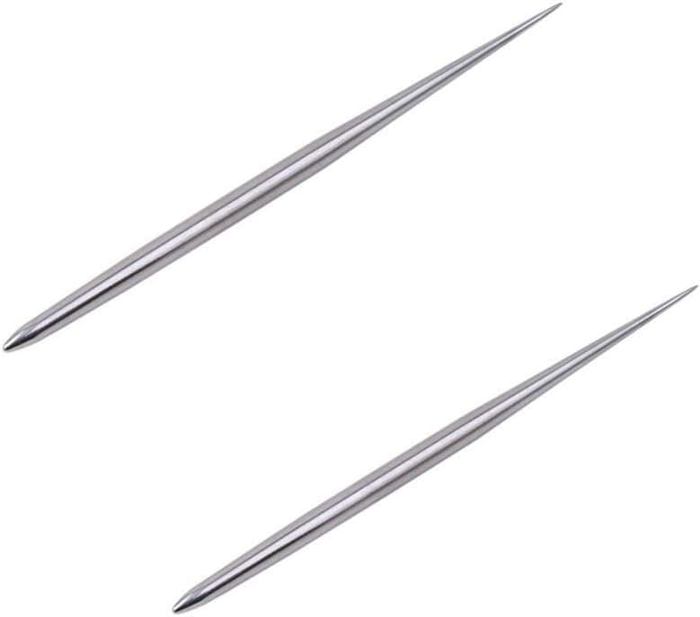 Evwoge Stainless Steel Needles Detail Tool for Pottery Modeling Carving Clay Sculpture, Pack of 2