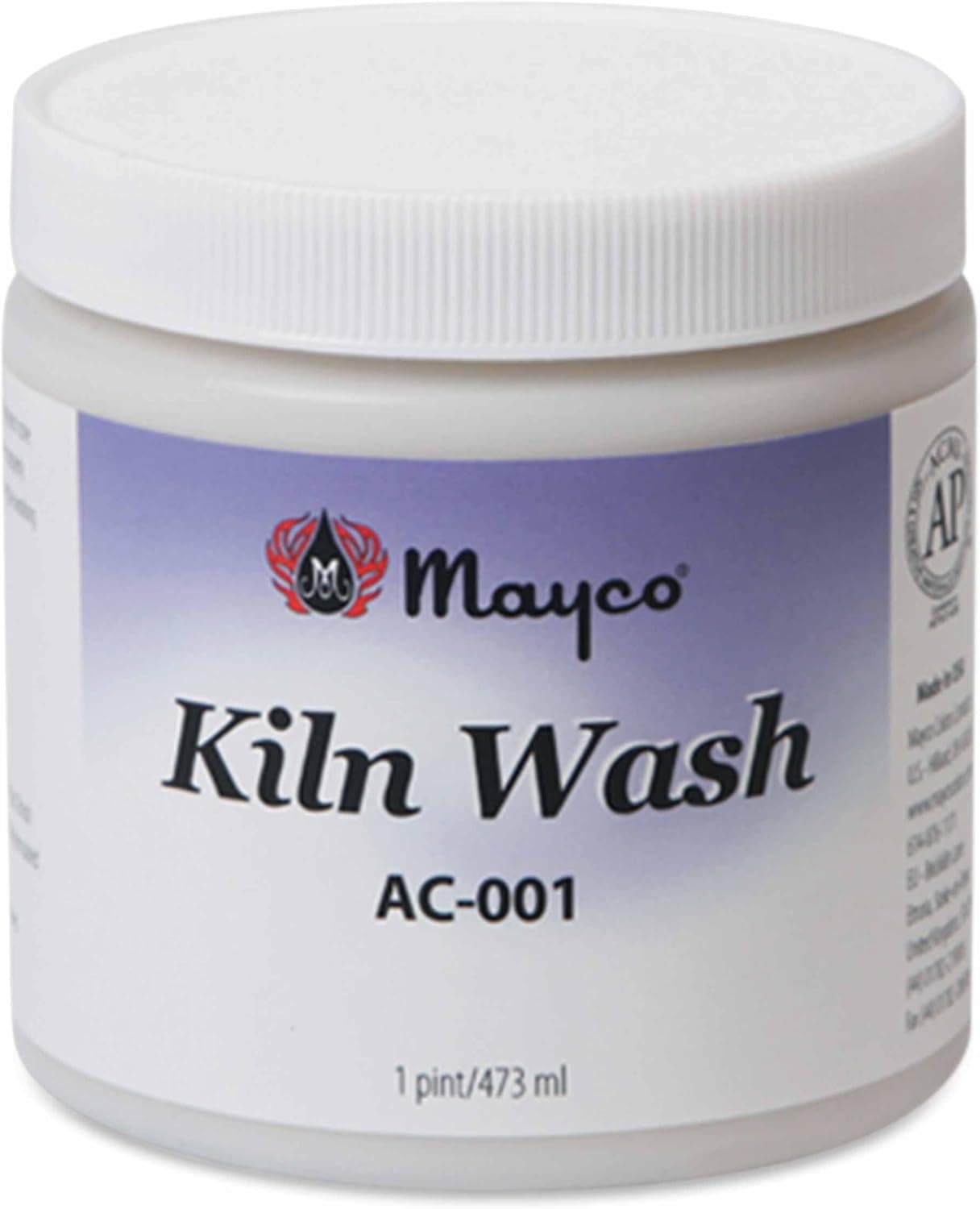 Creative Hobbies Kiln Wash AC-001, Ready to Use Liquid, Pint Jar, Made in USA