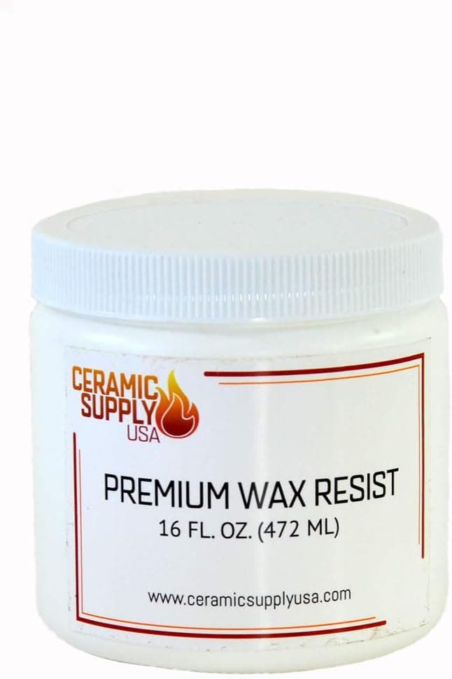 Premium Wax Resist - Ceramic Supply USA, Water-Based, for Pottery Decoration
