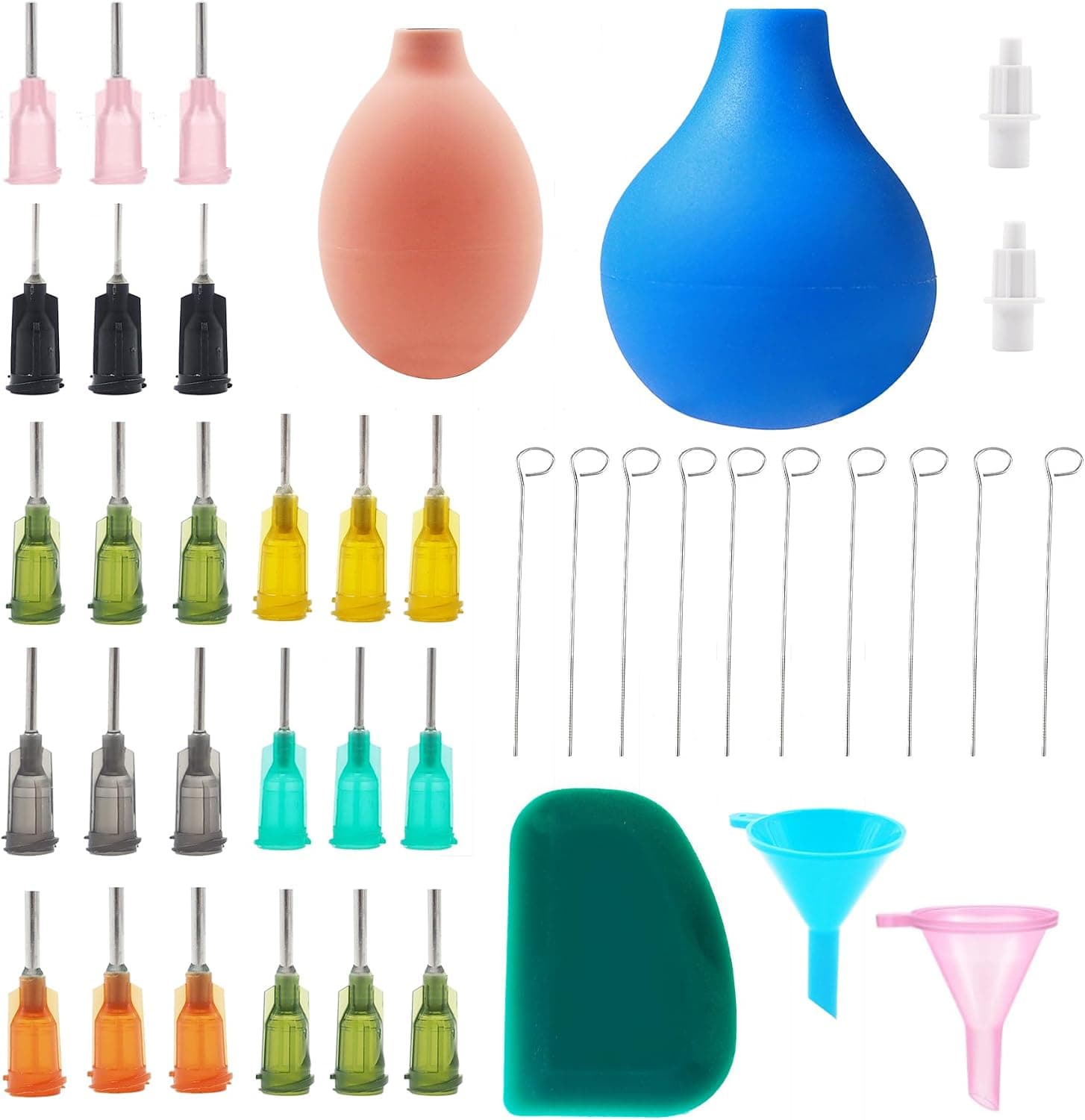 Oriisin Pottery Tools Slip Trailing Bottles for Ceramics, Precision Tip Applicator Slip Trailer Bottles with Fine Tip, Needle Tip Squeeze Bottles for Pottery Glaze Slip