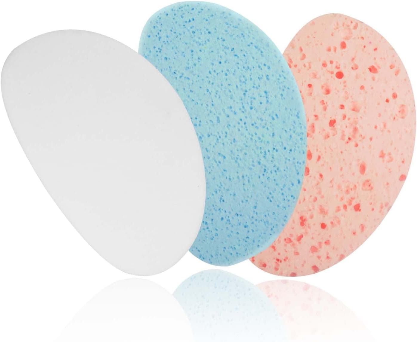 Pottery Sponge 3-Piece Set in 3 Different Densities for Cleaning and Shaping Clay