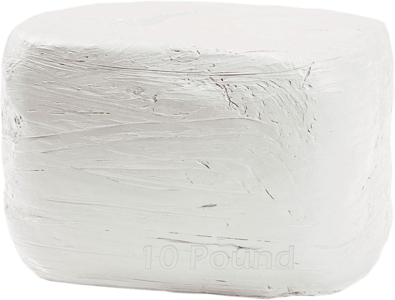 ReArt Natural Air-Dry Clay, for Sculpting, Wheel Throwing, Hand Building, All-Purpose Modeling Clay 10lbs (White)