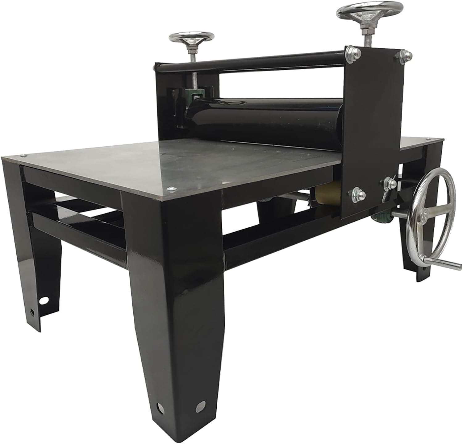 WYDDDARY Ceramic Clay Plate Machine Manual Slab Roller with Adjustable Mud Pressing Thickness for Clay Heavy Duty Portable Tabletop (27.95x17.72inch Panel Size)