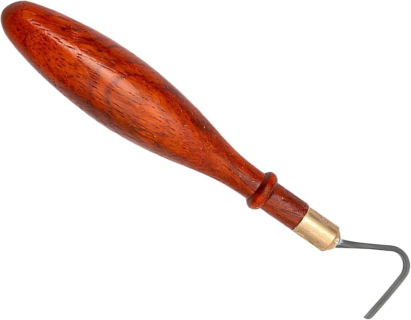 SYWAN Pottery Trimming Tool, Tungsten Steel Cutter Head African Coralwood Ribbon Cutter (L-Shape)