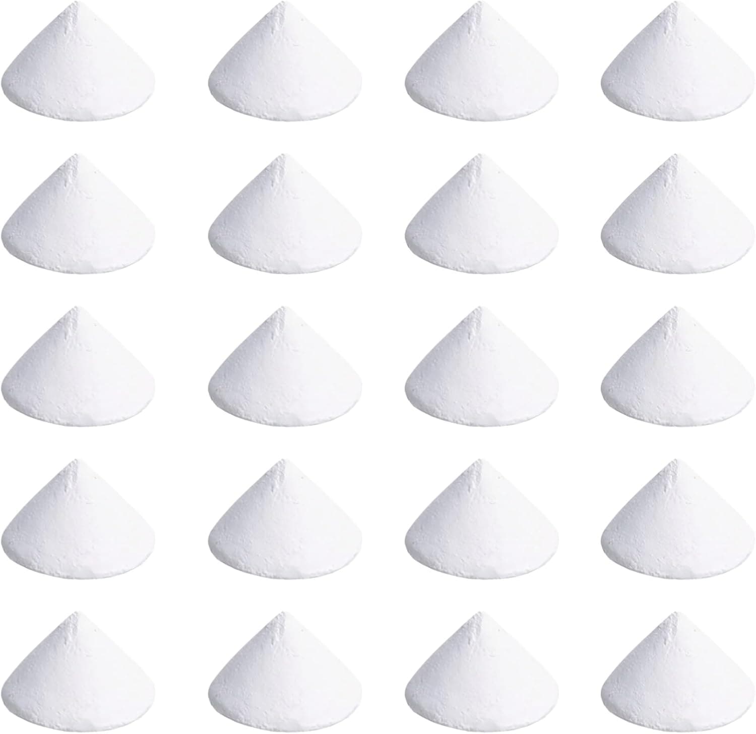 LUMINFLY Ceramic Kiln Stilts Set of 20, Aluminum Oxide Firing Cones for Pottery Glazing
