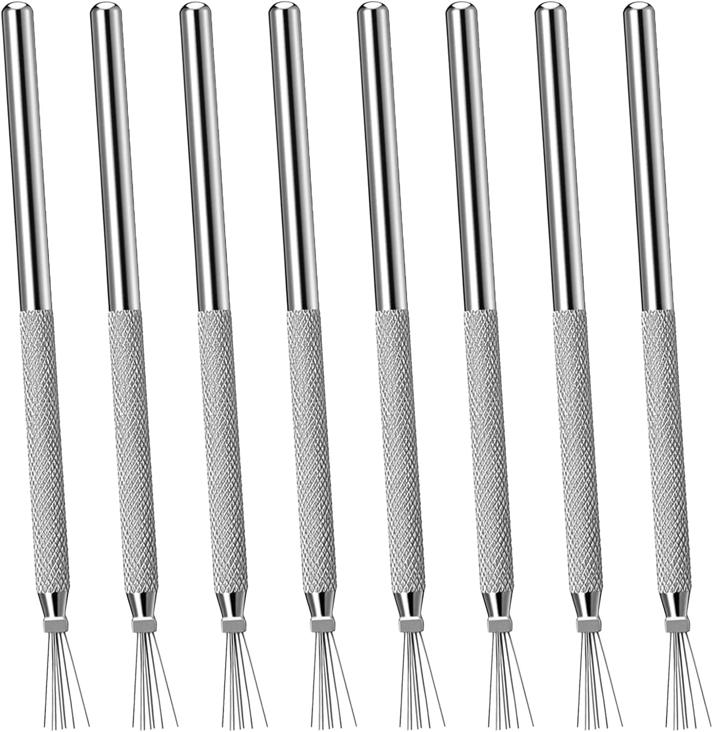 Shimmeroo 8Pcs Clay Scoring Tool, Pottery Scoring Tool, Stainless Steel Ceramic Clay Needle Tools